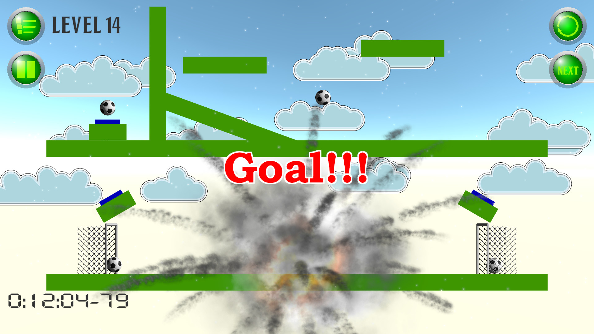 Score a goal 2 (Physical football) screenshot