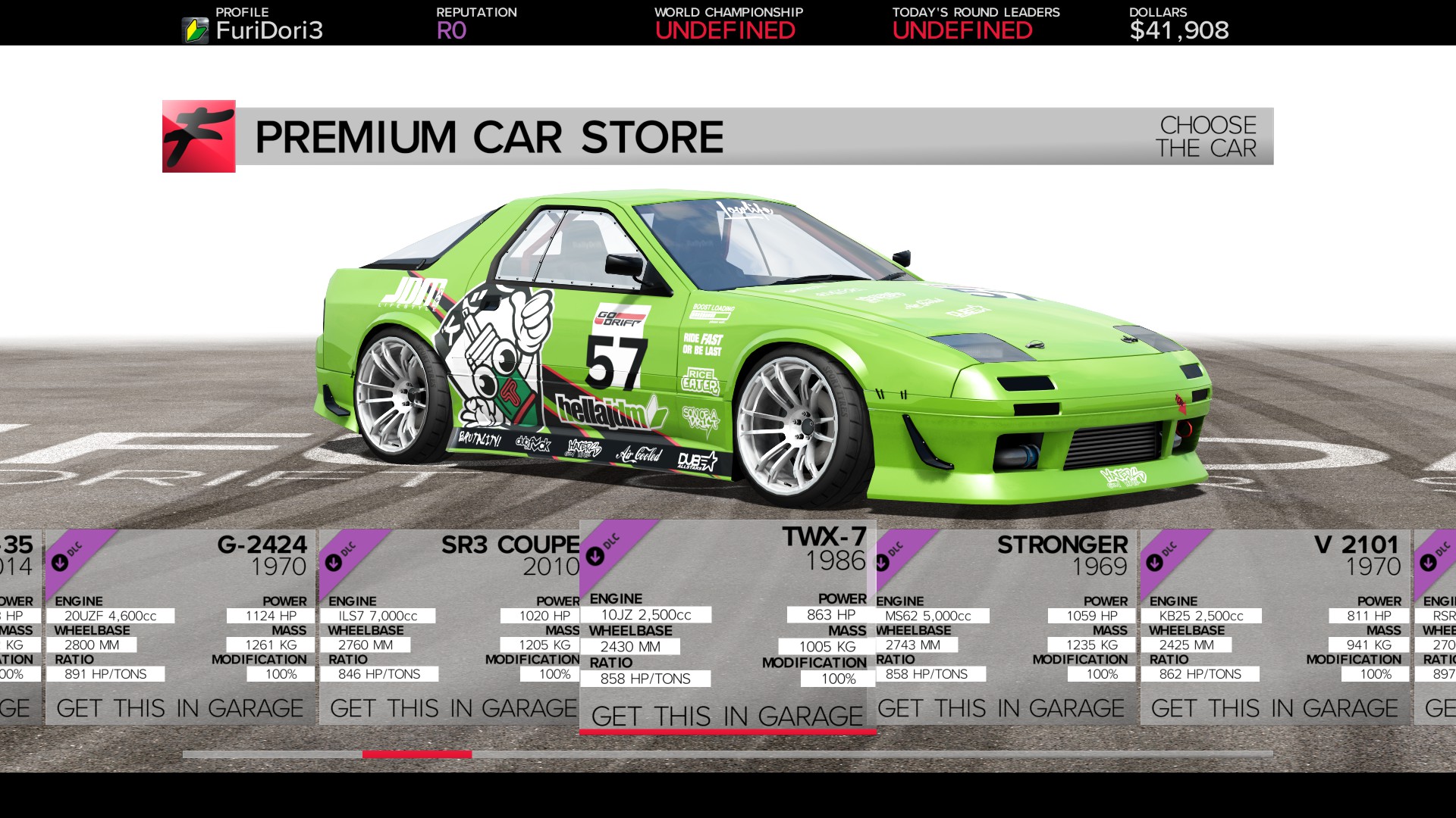 FURIDASHI - PREMIUM CARS PACK#2 screenshot