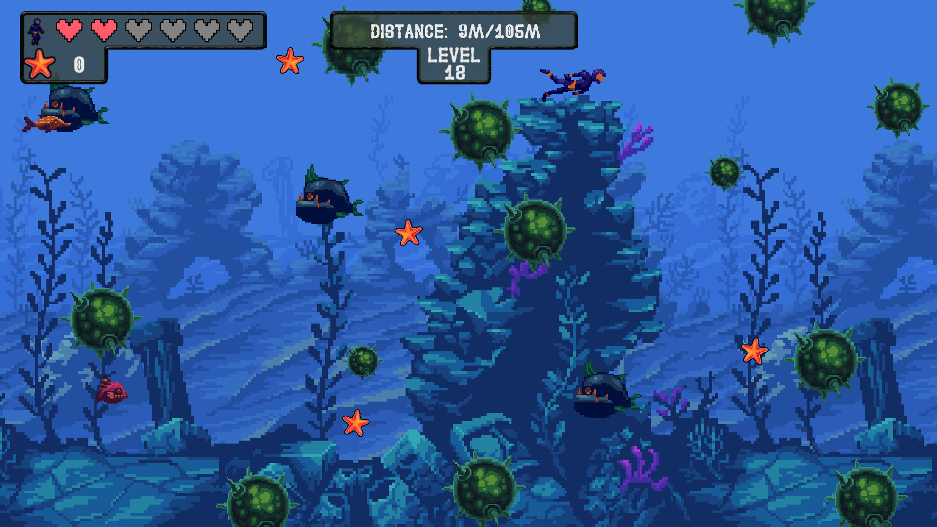 The famous diver screenshot