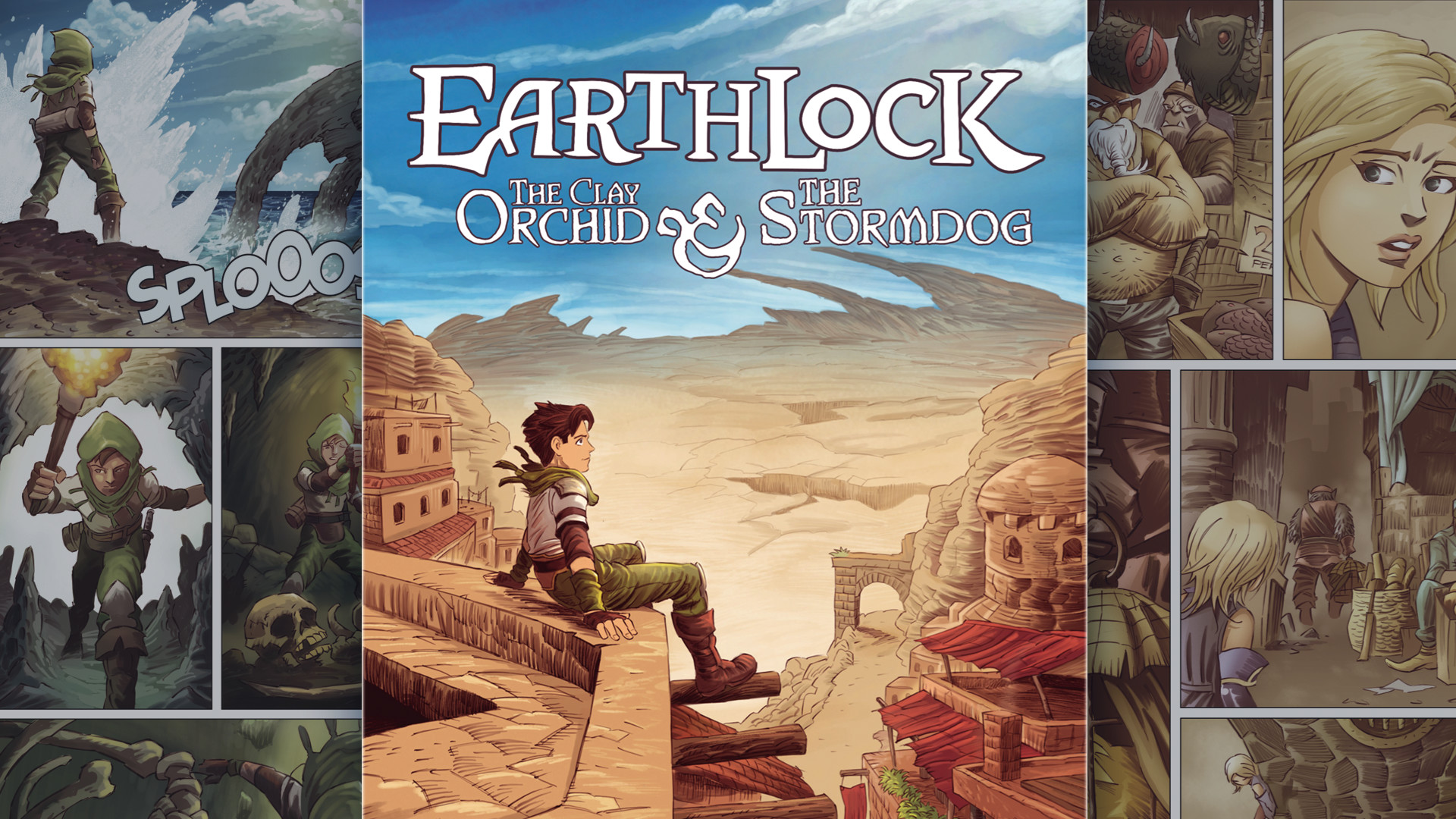 EARTHLOCK - Comic Book #1 - The Storm Dog & The Clay Orchid screenshot