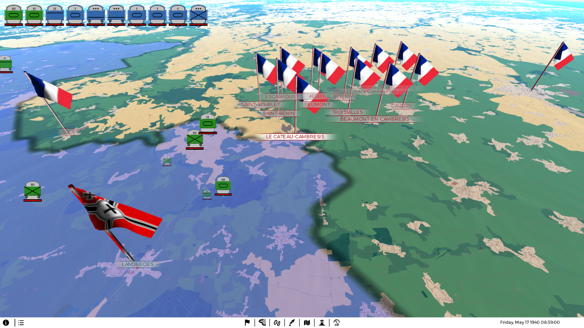 Military Operations: Benchmark screenshot