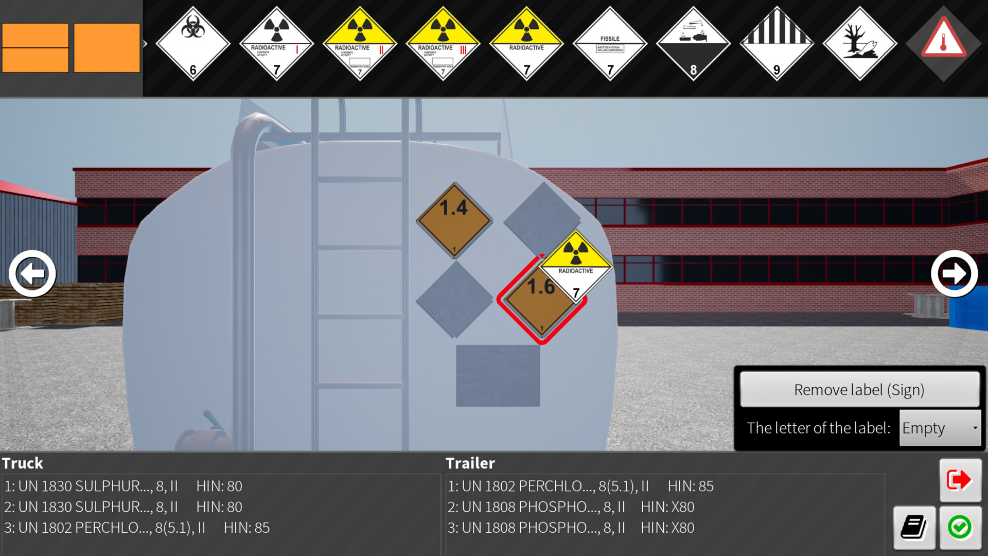 ADR-Labelling Game screenshot