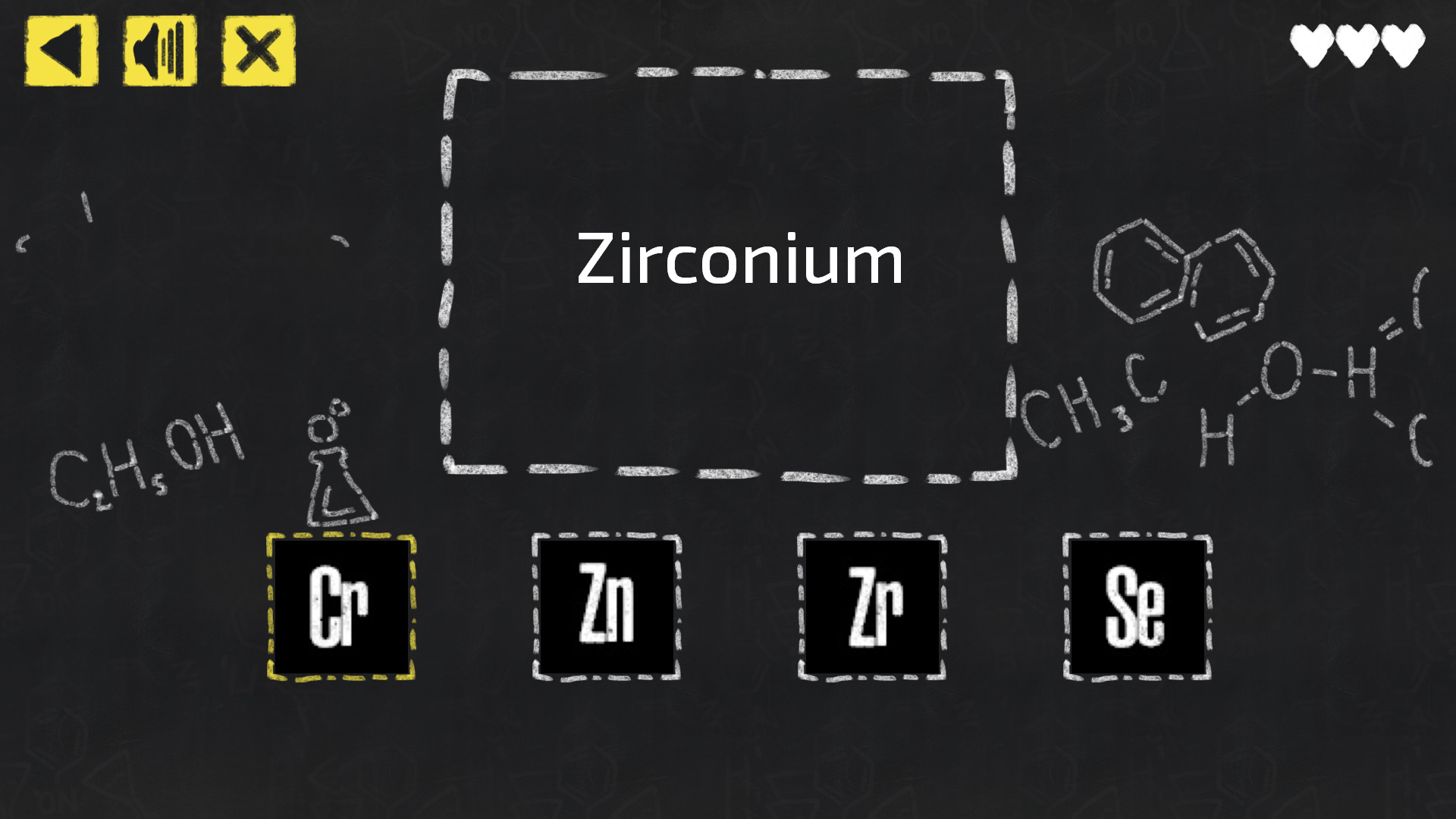 JQ: chemistry screenshot