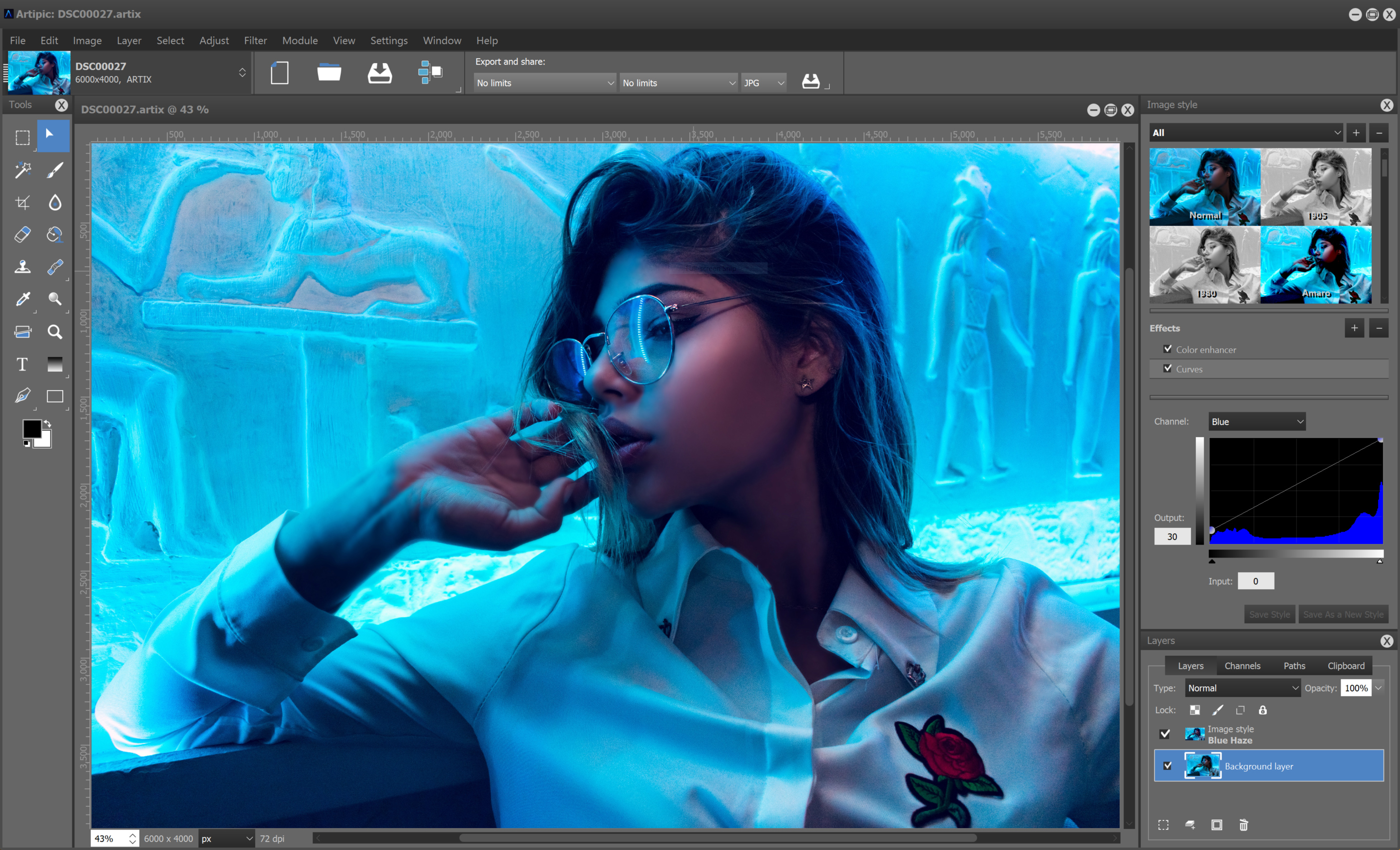 Artipic screenshot