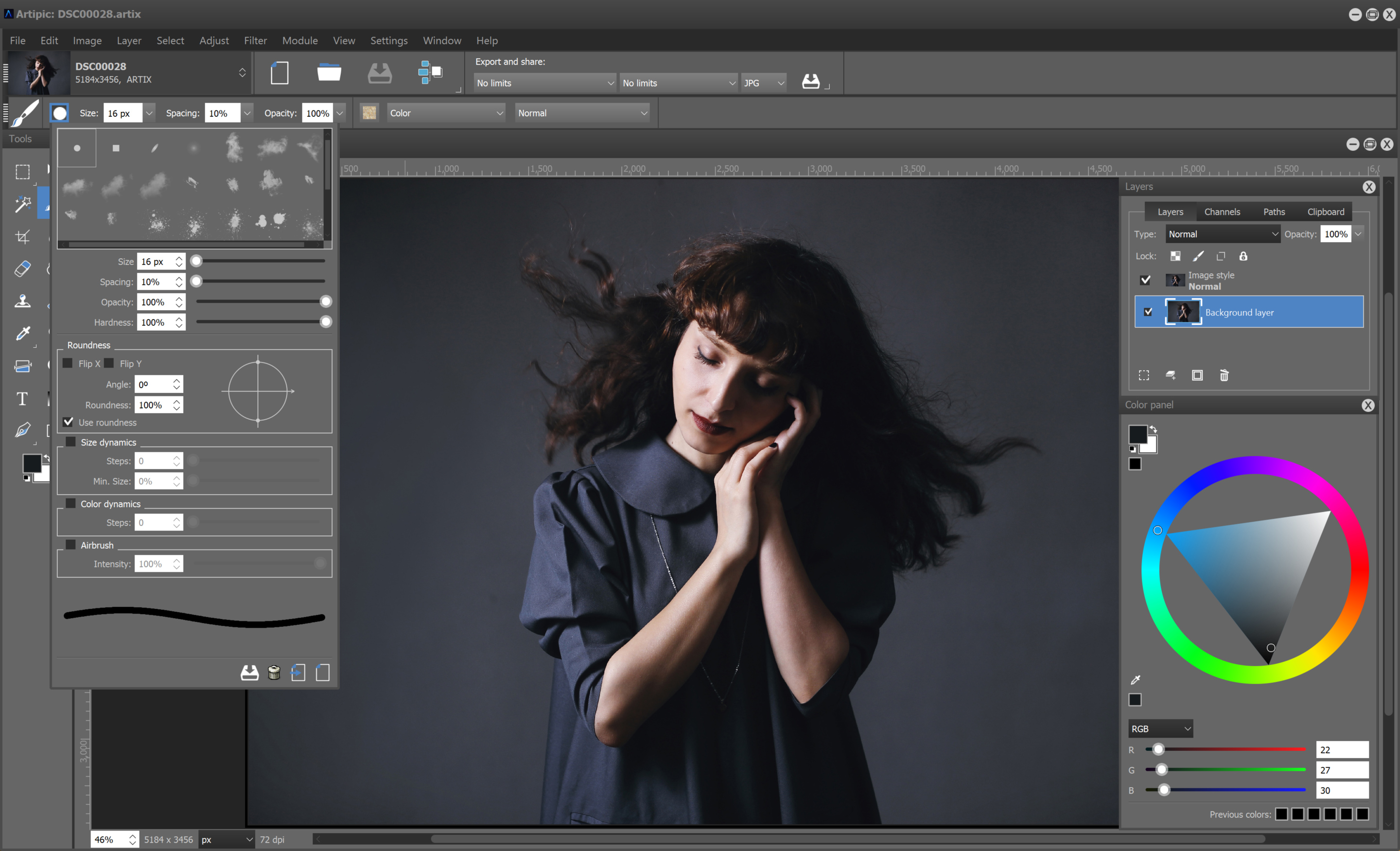 Artipic screenshot