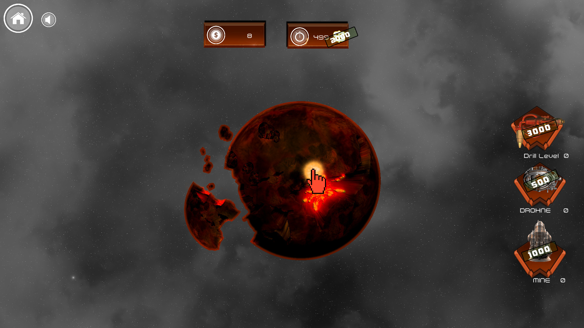 Clicker Planet screenshot