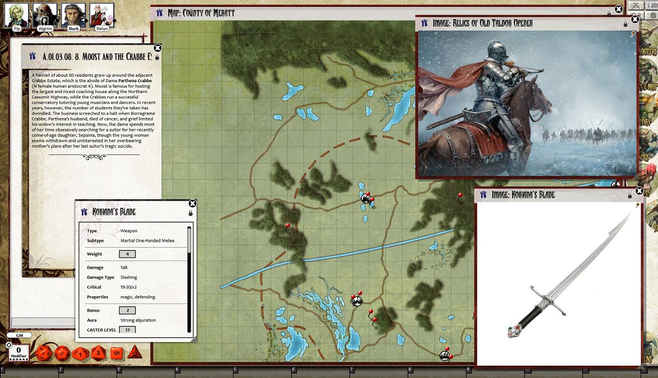 Fantasy Grounds - Pathfinder RPG - War for the Crown AP 2: Songbird, Scion, Saboteur (PFRPG) screenshot