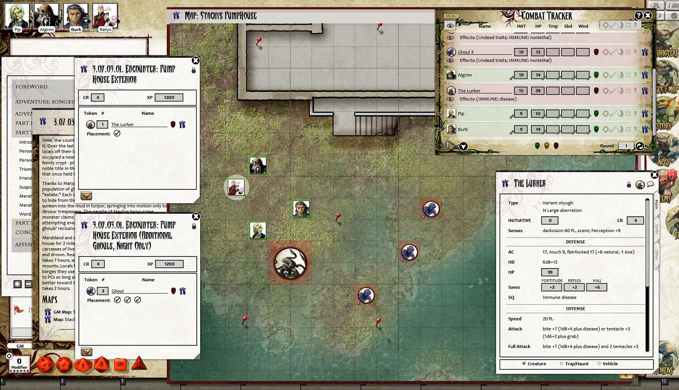 Fantasy Grounds - Pathfinder RPG - War for the Crown AP 2: Songbird, Scion, Saboteur (PFRPG) screenshot