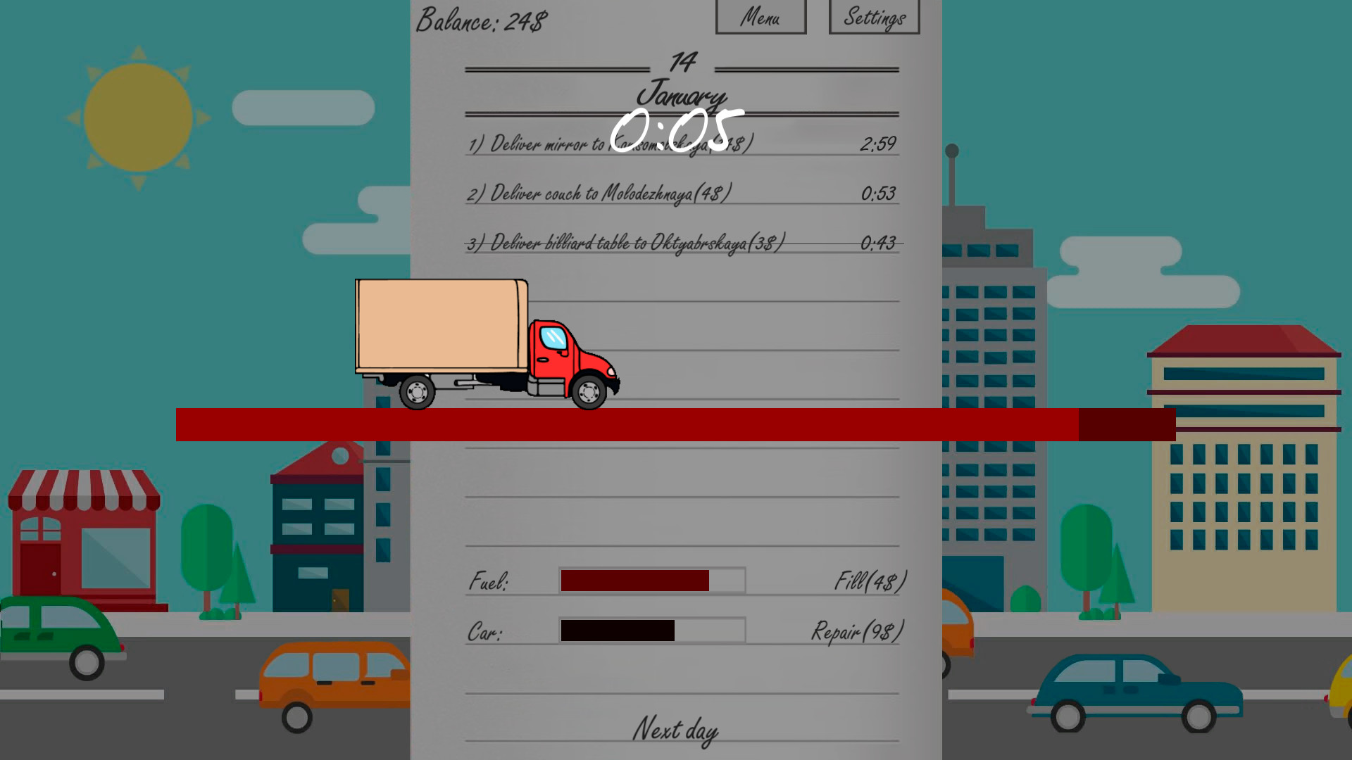 Delivery man simulator screenshot