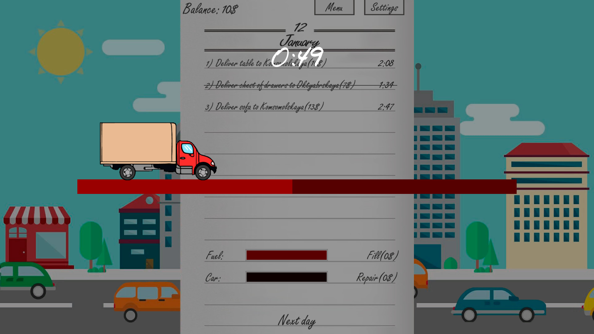 Delivery man simulator screenshot