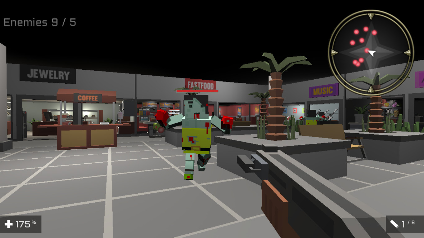 Square Head Zombies 2 - FPS Game screenshot