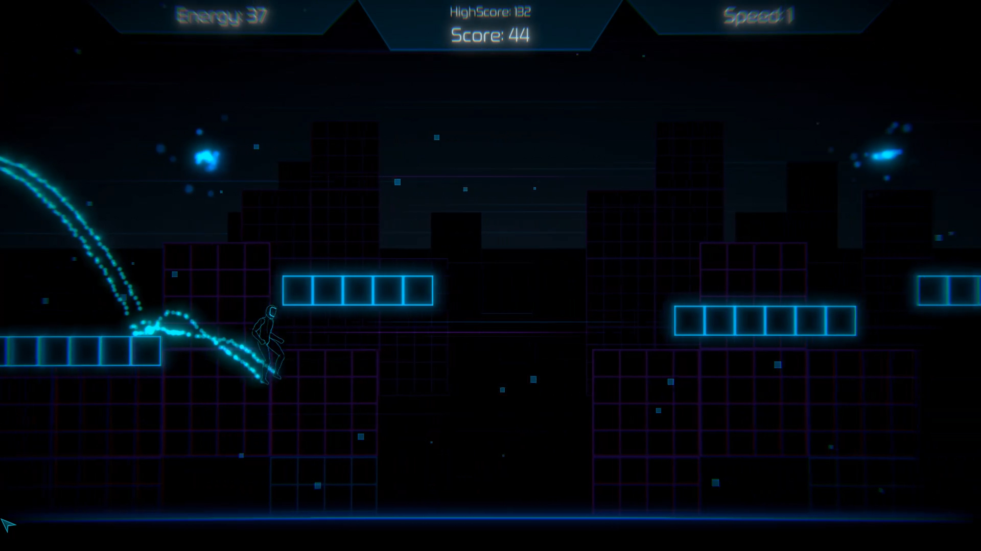 Neon Void Runner screenshot