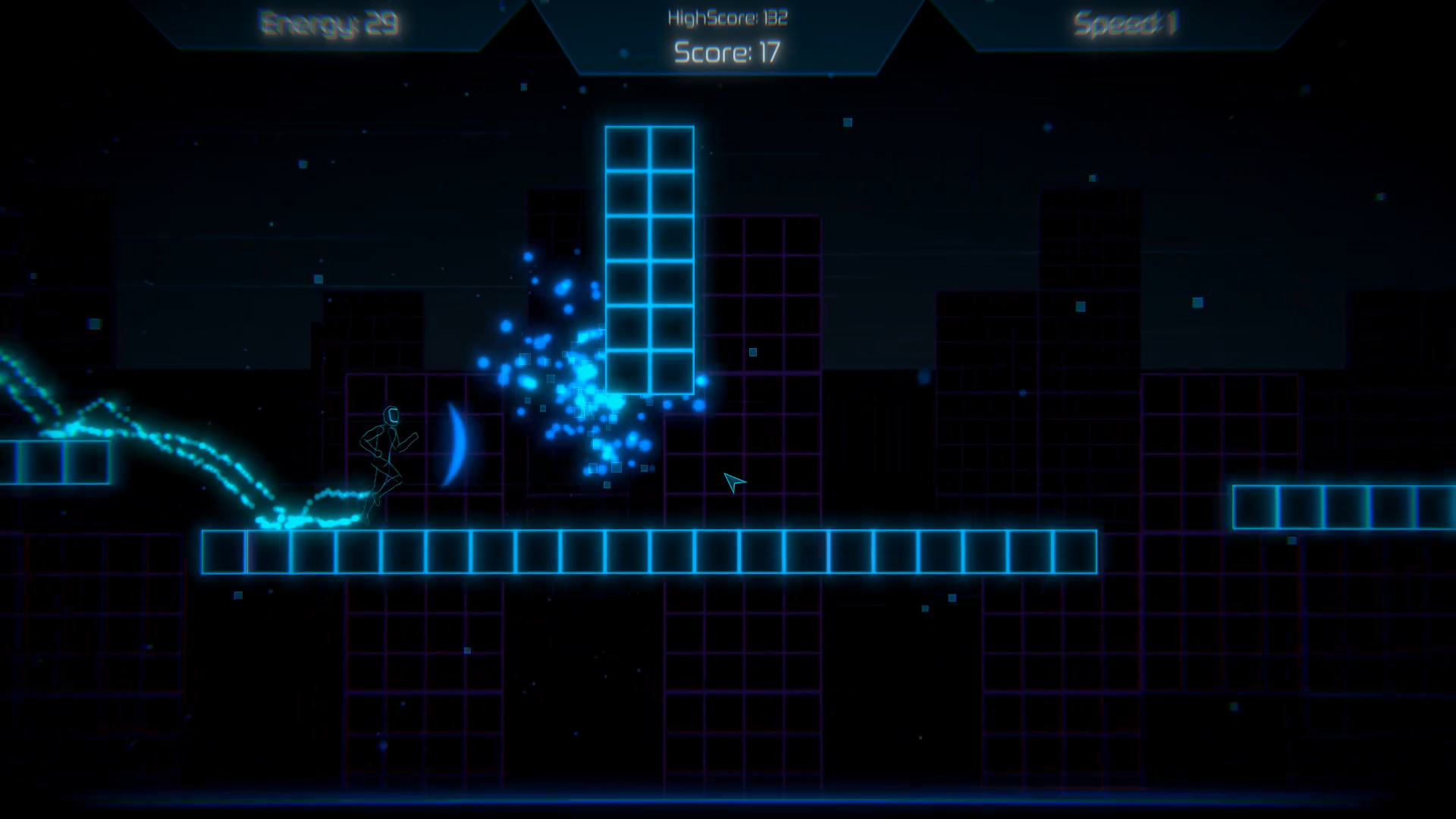 Neon Void Runner screenshot