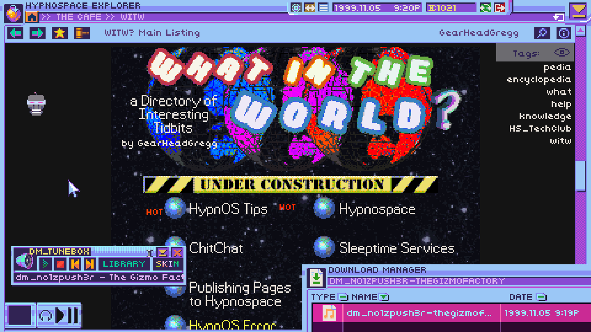 Hypnospace Outlaw screenshot