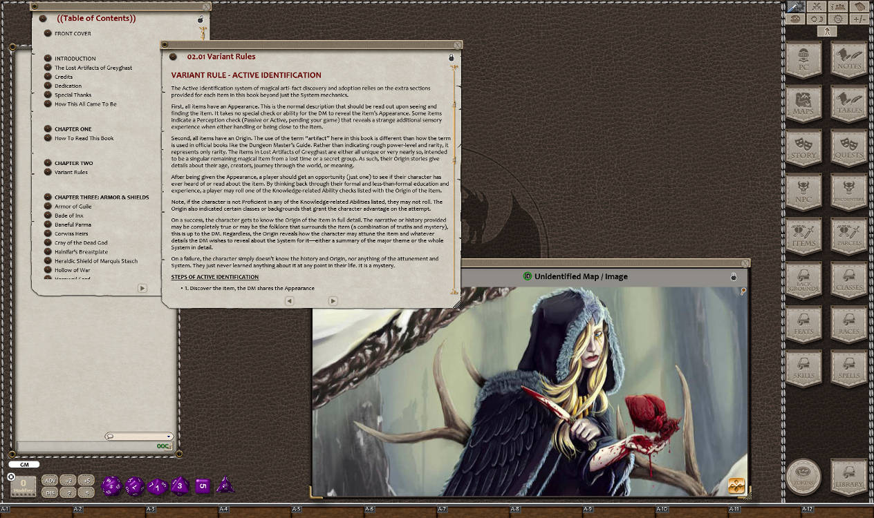 Fantasy Grounds - Lost Artifacts of Greyghast (5E) screenshot