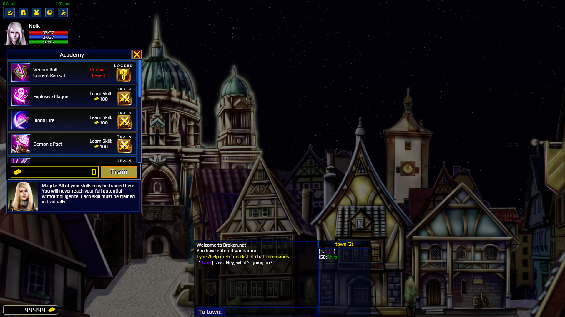 Nevergrind Online screenshot