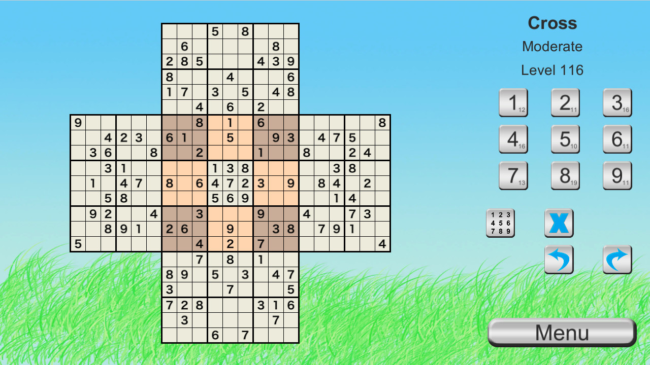 Ultimate Sudoku Collection - Cross Pack screenshot
