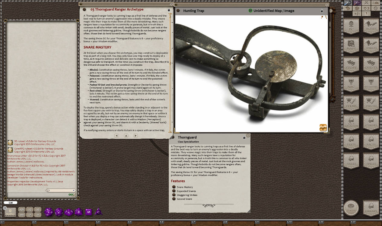 Fantasy Grounds - By Flame, Storm, and Thorn (5E) screenshot
