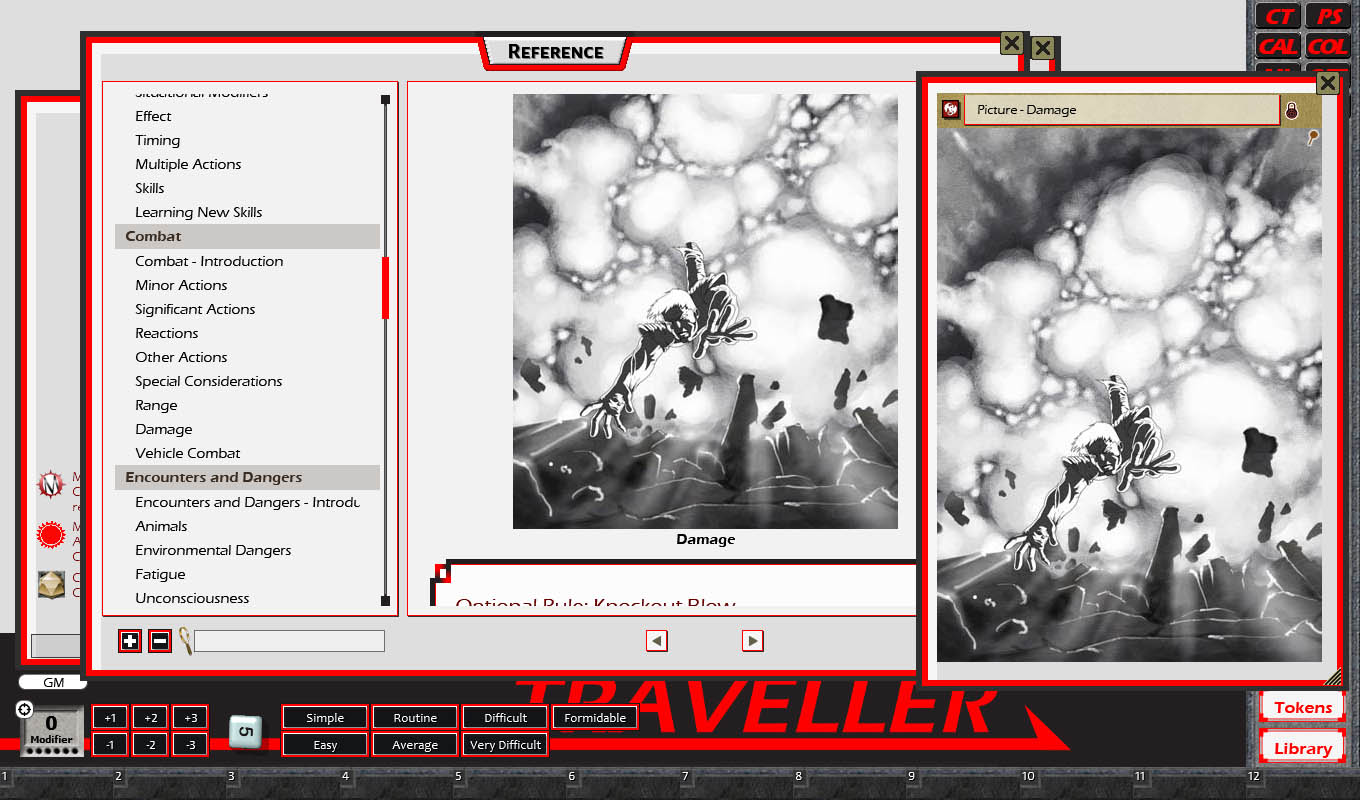 Fantasy Grounds - Traveller Mongoose 1E Ruleset (Traveller 1E Mongoose) screenshot