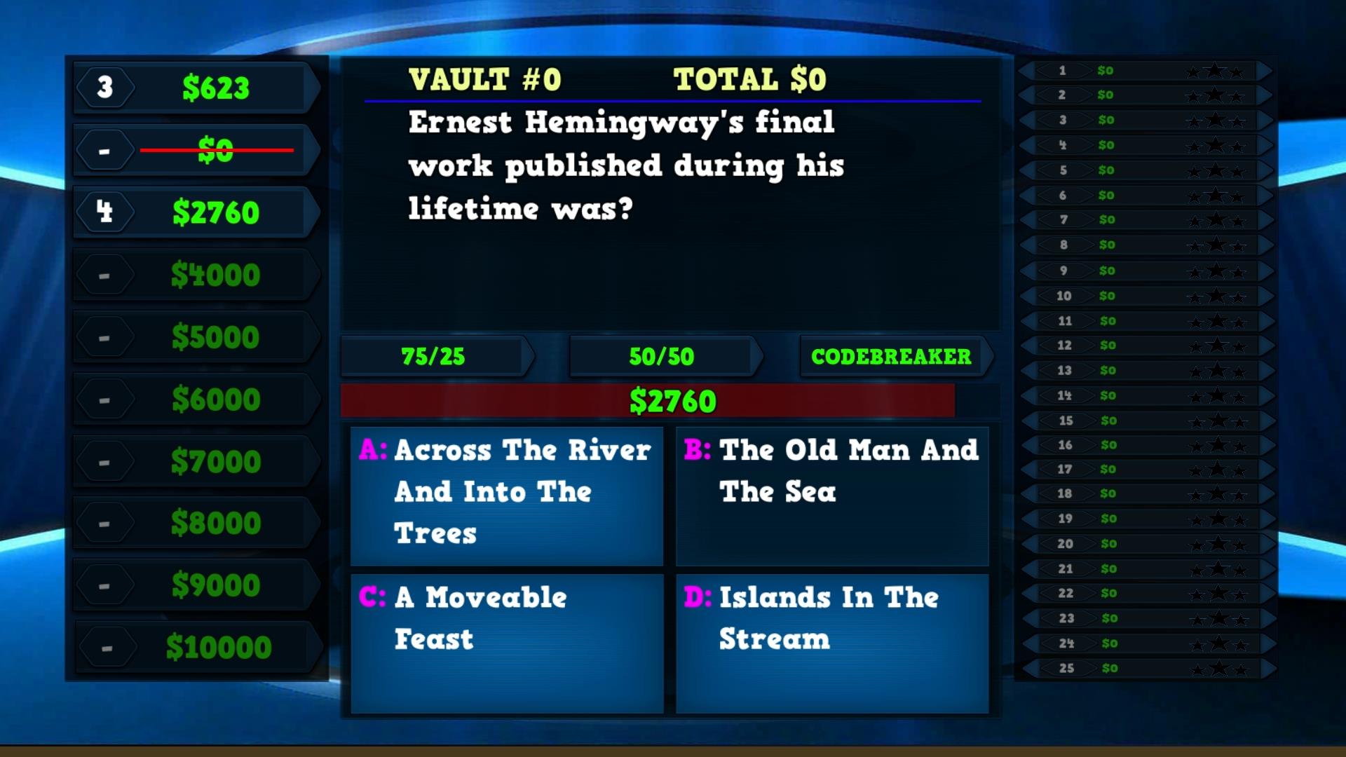 Trivia Vault: Literature Trivia screenshot