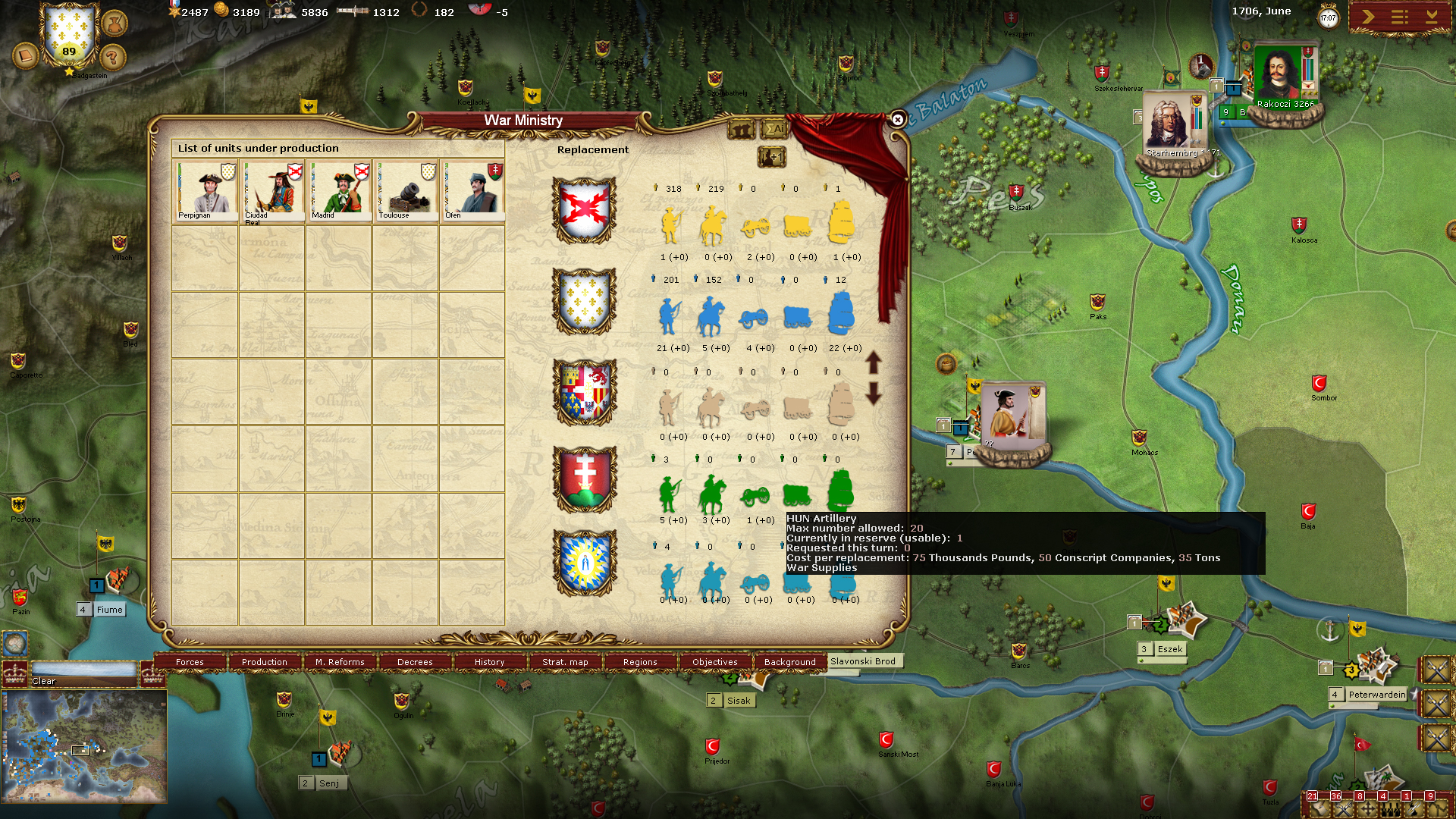 Wars of Succession screenshot