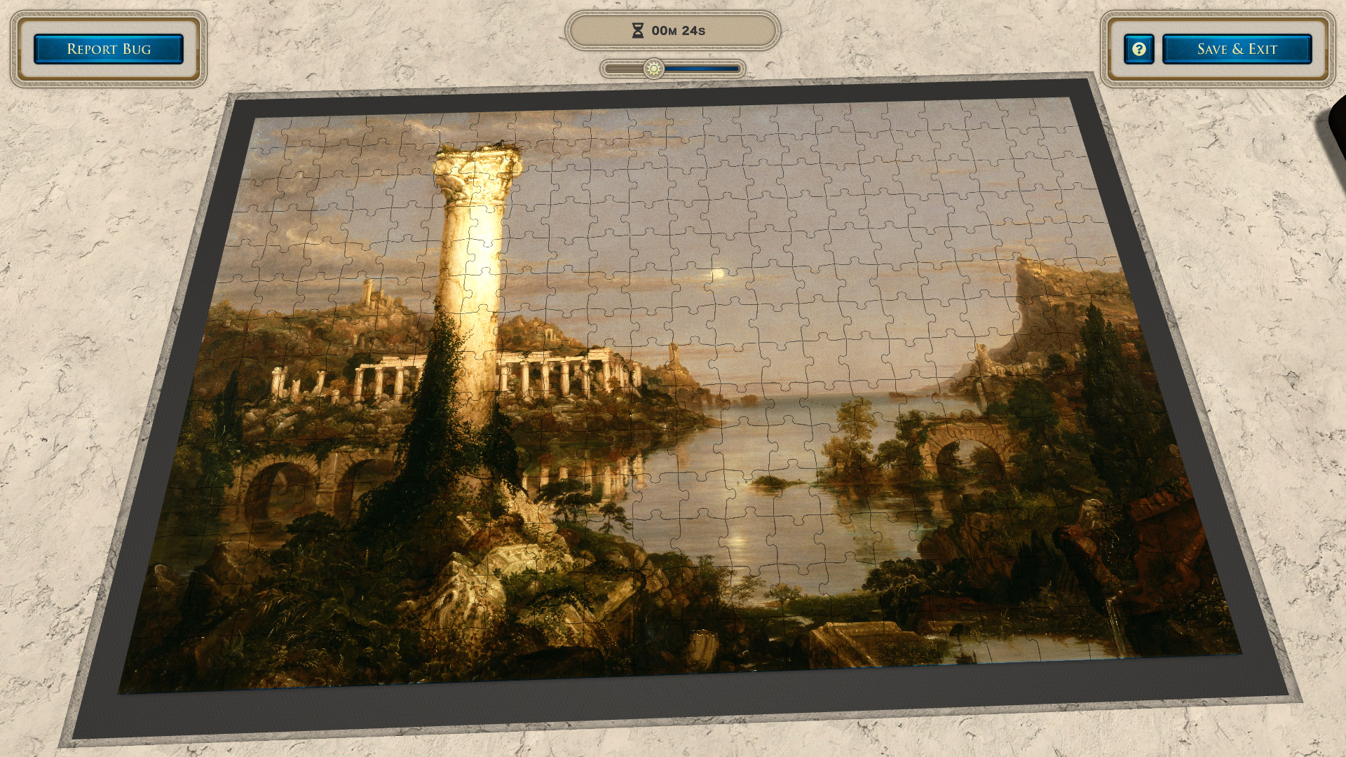 Masters of Puzzle - Desolation by Thomas Cole screenshot