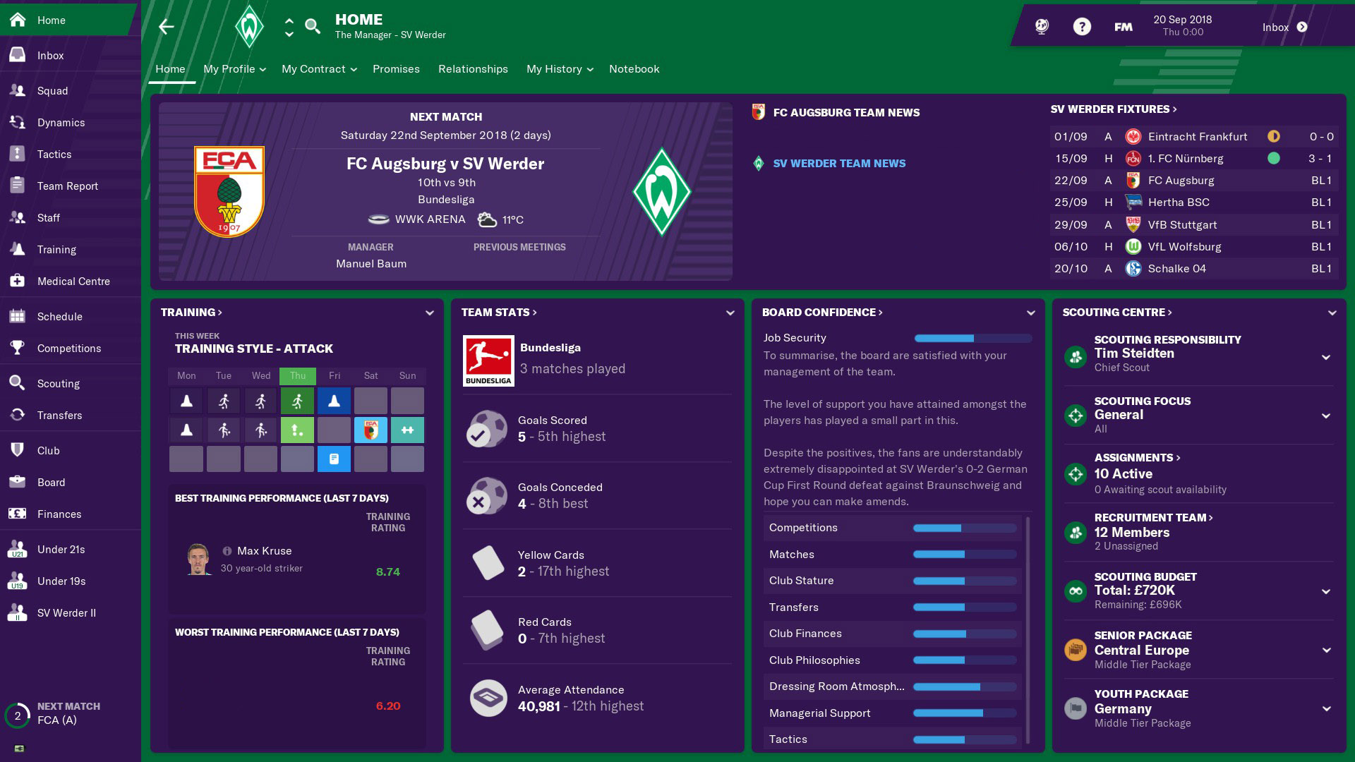 Football Manager 2019 screenshot