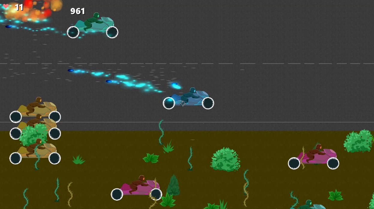 Learn to Drive on Moto Wars screenshot