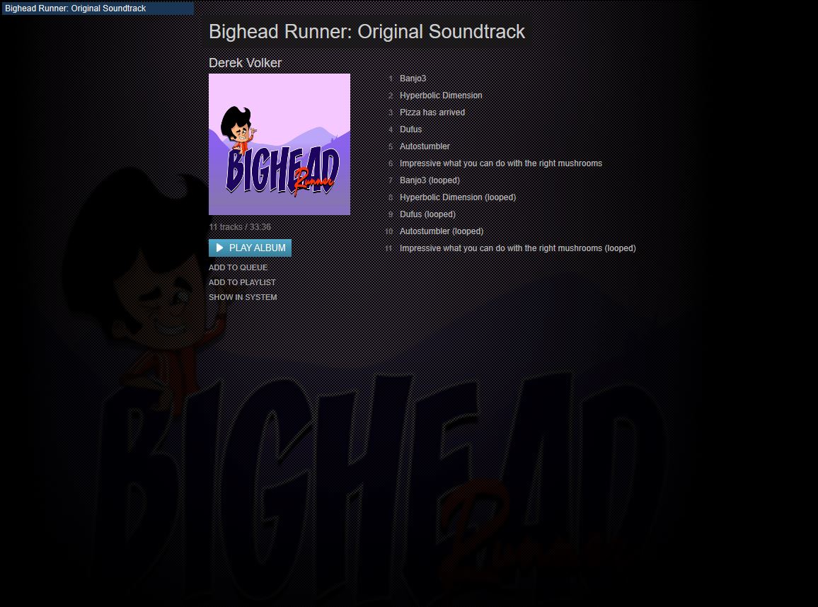 Bighead Runner: Original Soundtrack screenshot