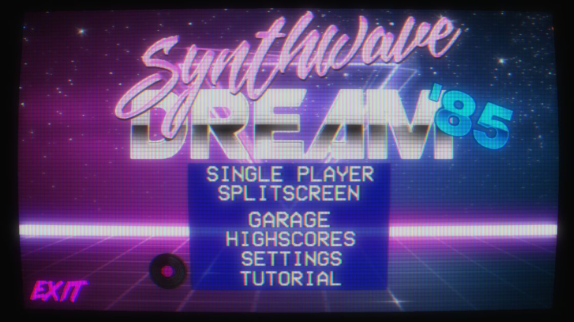 Synthwave Dream '85 screenshot