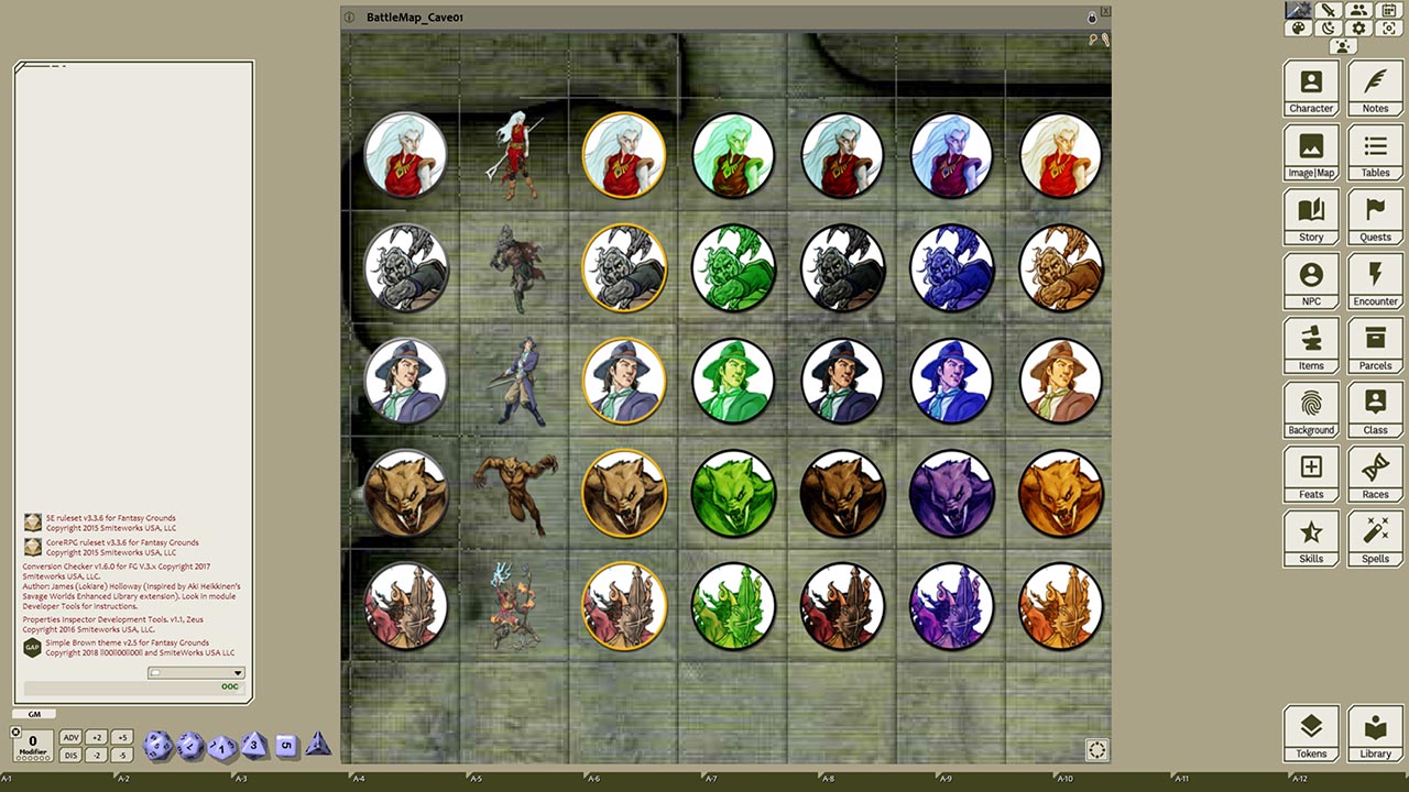 Fantasy Grounds - Supers, Volume 3 (Token Pack) screenshot