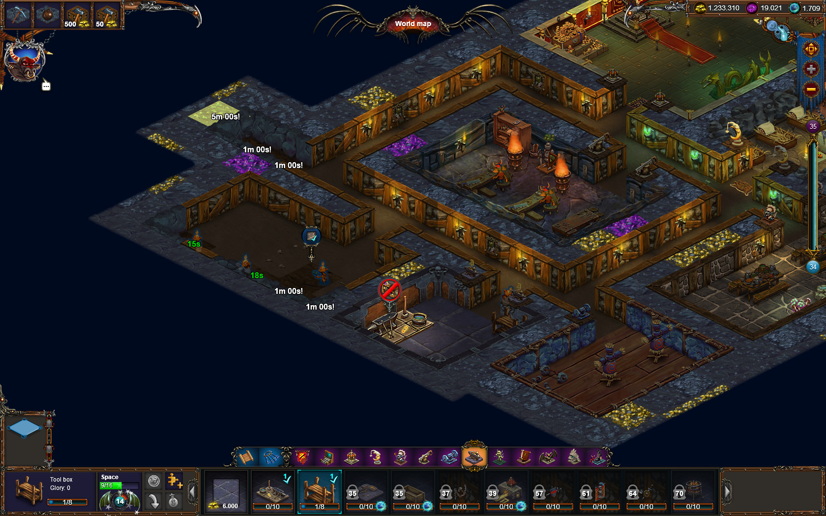 Little Imps: A Dungeon Builder screenshot