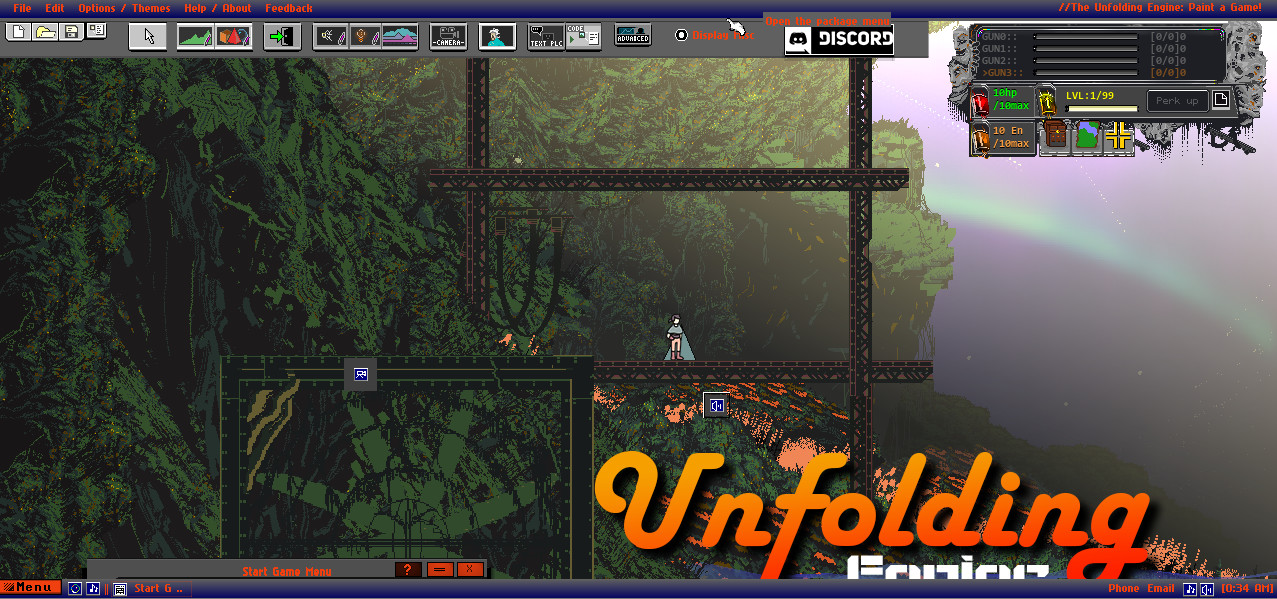 The Unfolding Engine: Paint a Game screenshot