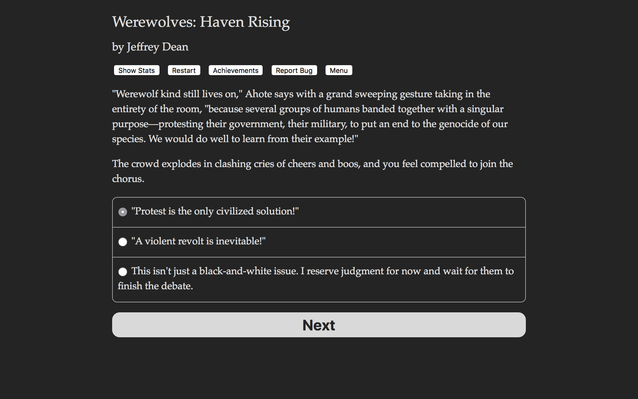 Werewolves: Haven Rising screenshot