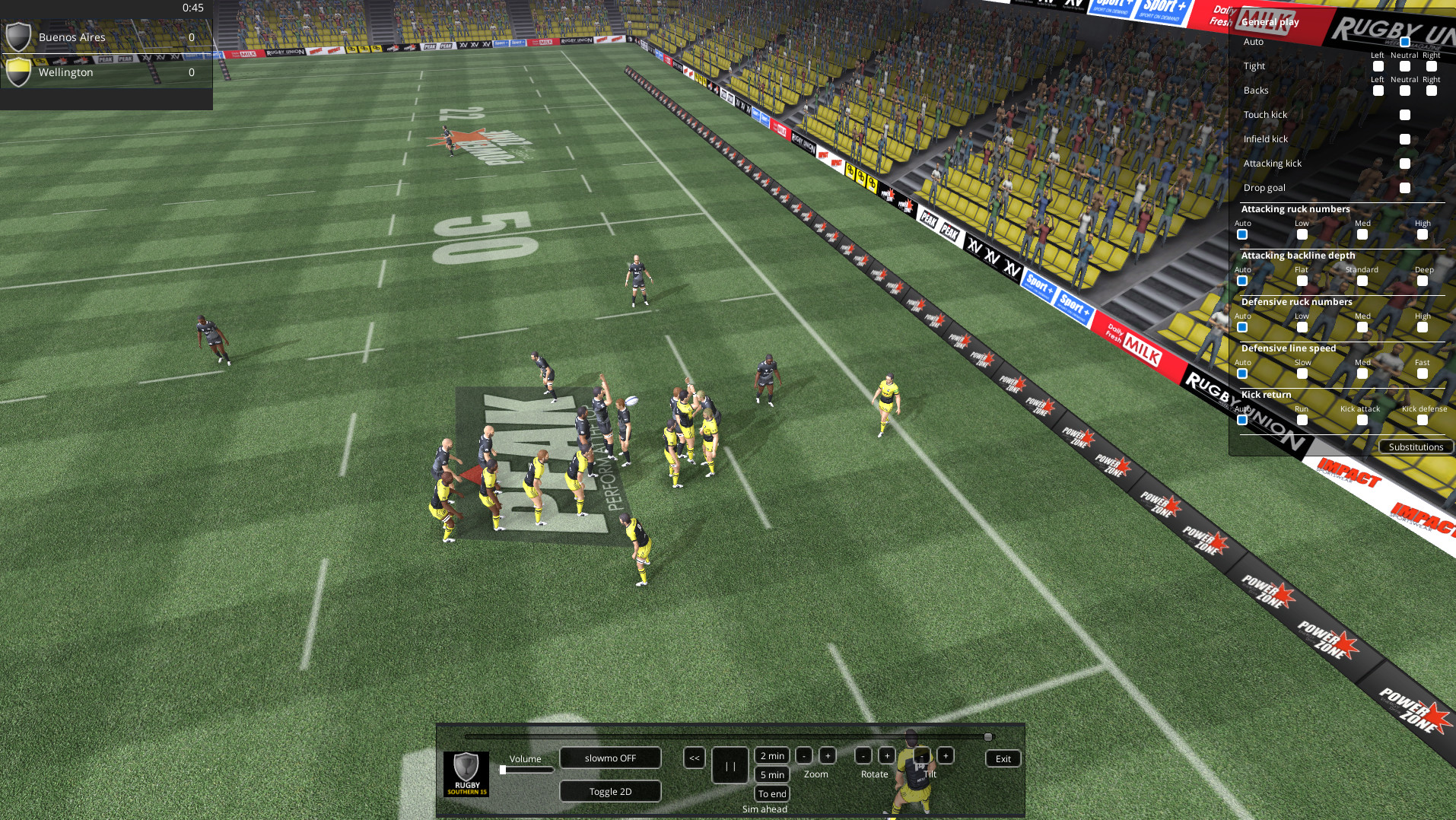 National Rugby Manager - Southern Hemisphere Rugby Pack screenshot