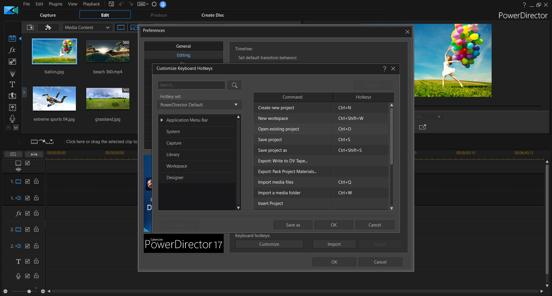 PowerDirector 17 Ultimate - Video editing, Video editor, making videos screenshot