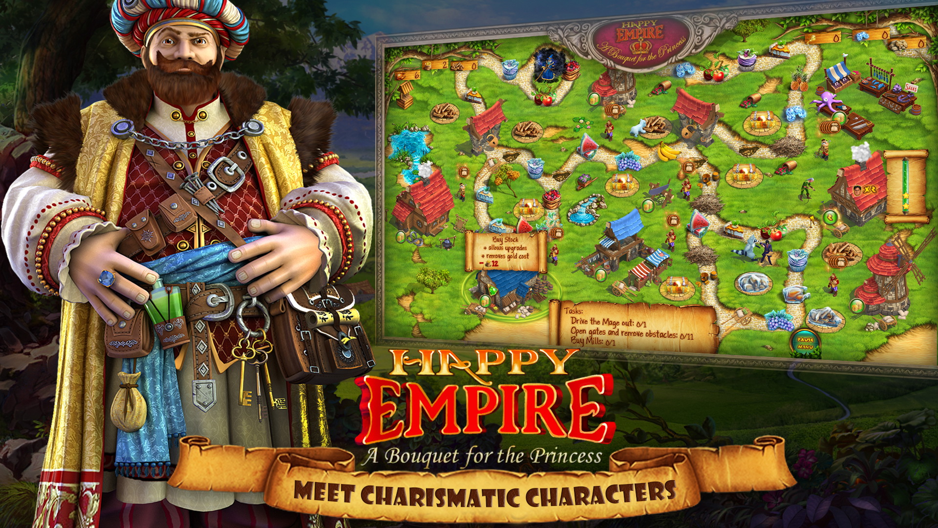 Happy Empire - A Bouquet for the Princess: Enhanced Edition screenshot