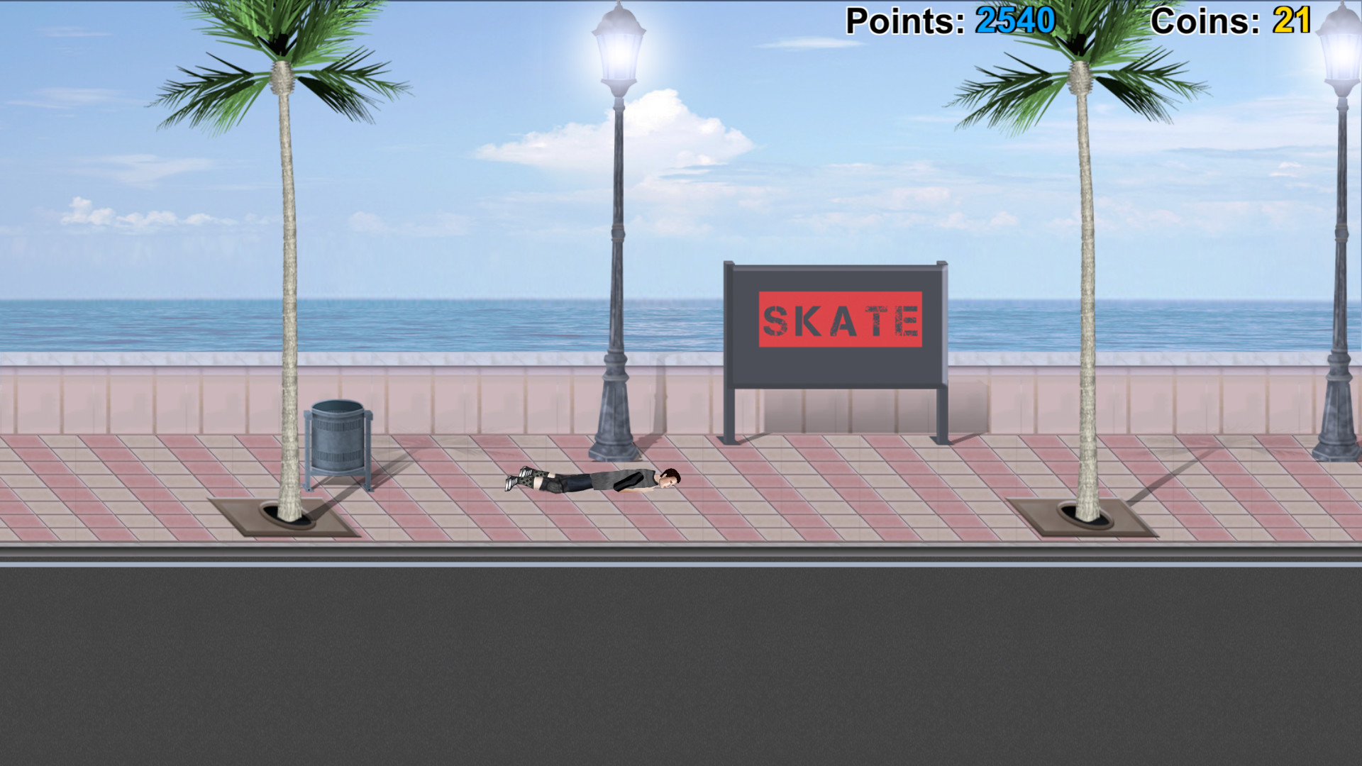 Skateboarding pro screenshot
