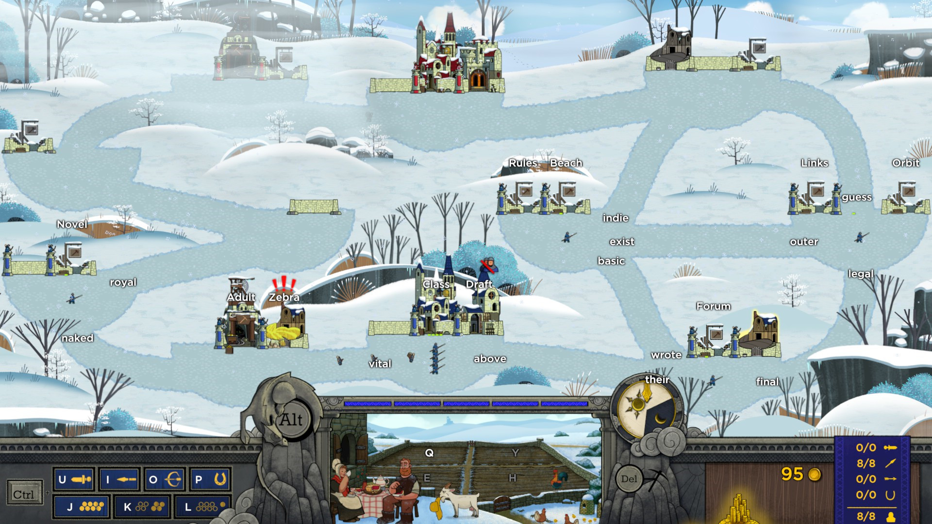 Touch Type Tale - Strategic Typing screenshot