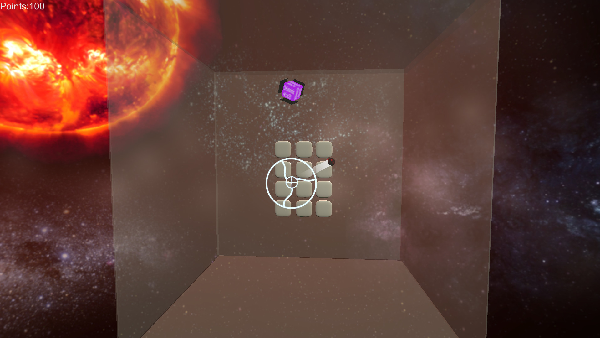 SpaceBall in Cube screenshot