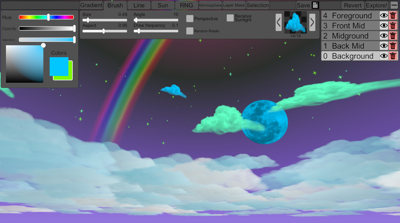Skybox Painter 3D screenshot