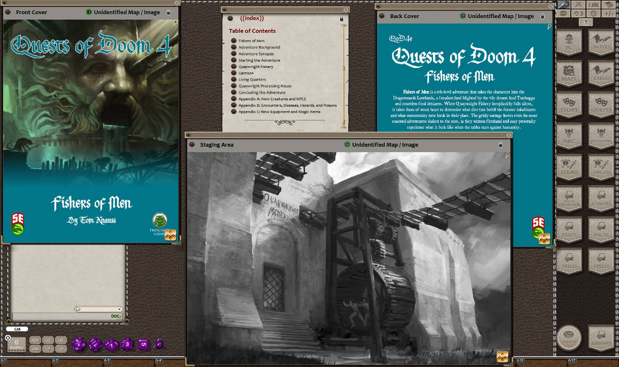 Fantasy Grounds - Quests of Doom 4: Fishers of Men (5E) screenshot