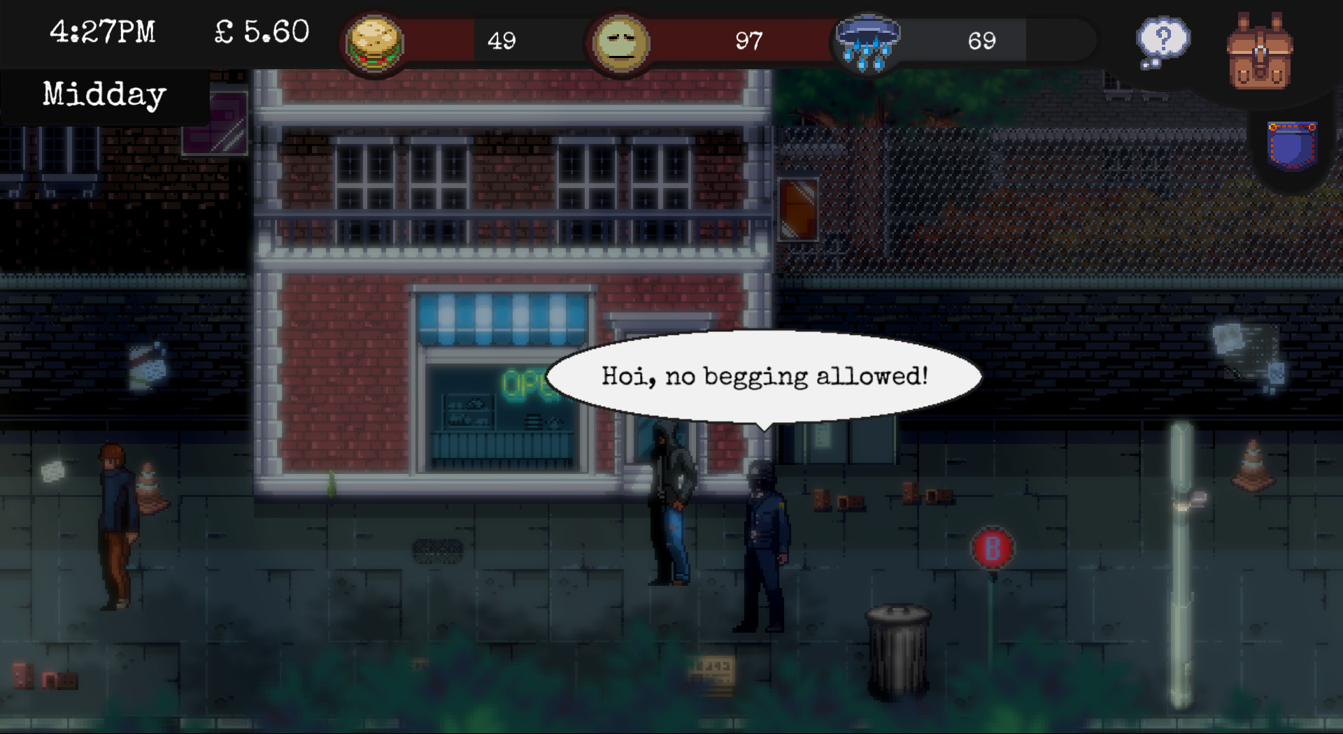 CHANGE: A Homeless Survival Experience screenshot