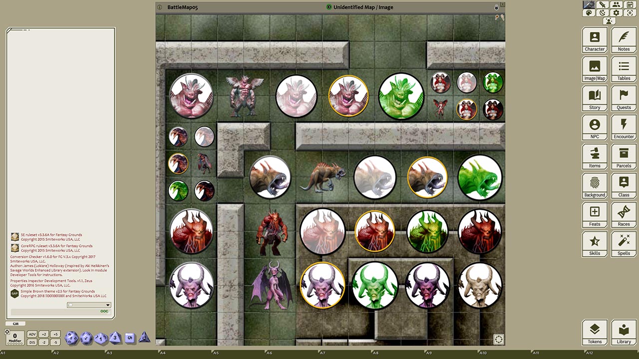 Fantasy Grounds - Creatures A-Z, Volume 6 (Token Pack) screenshot