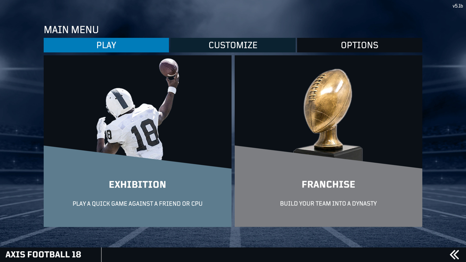Axis Football 2018 screenshot
