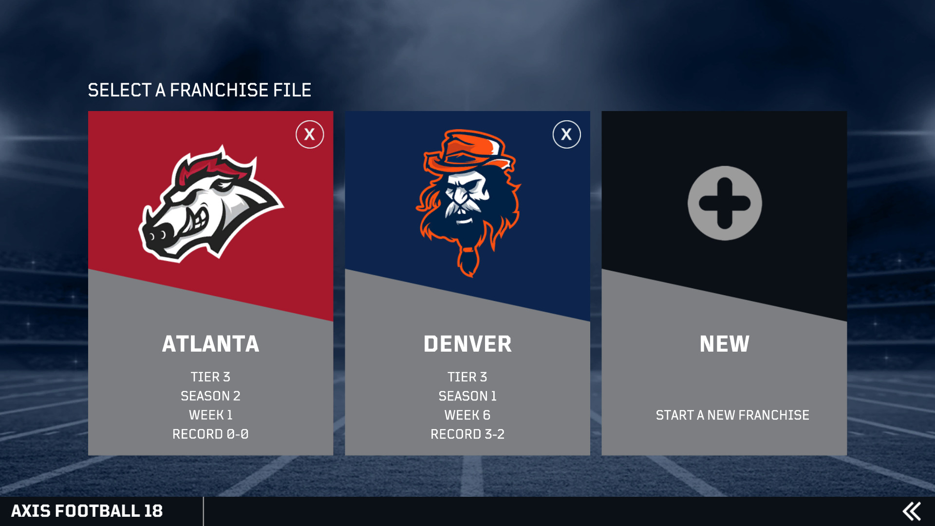 Axis Football 2018 screenshot