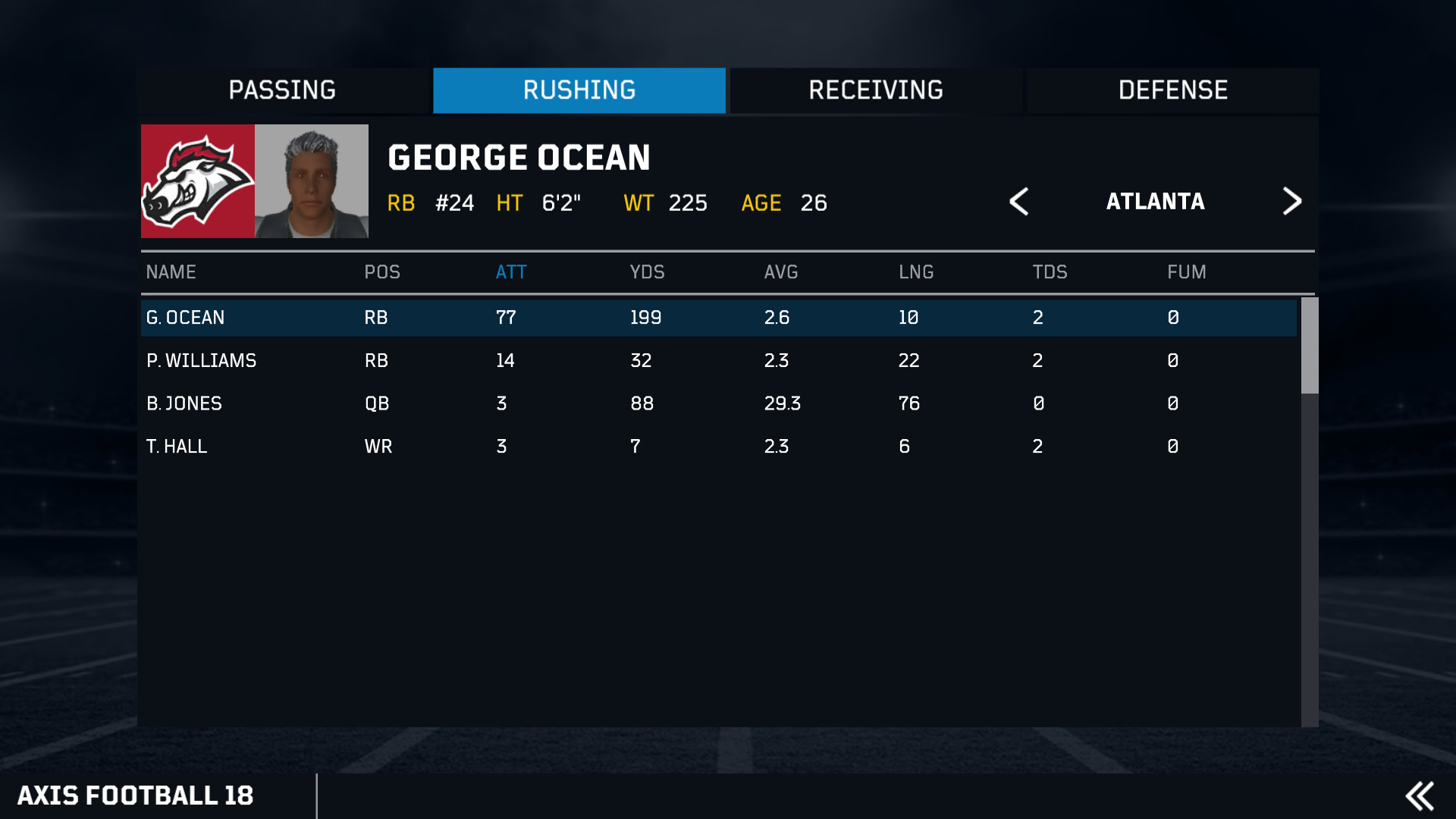 Axis Football 2018 screenshot