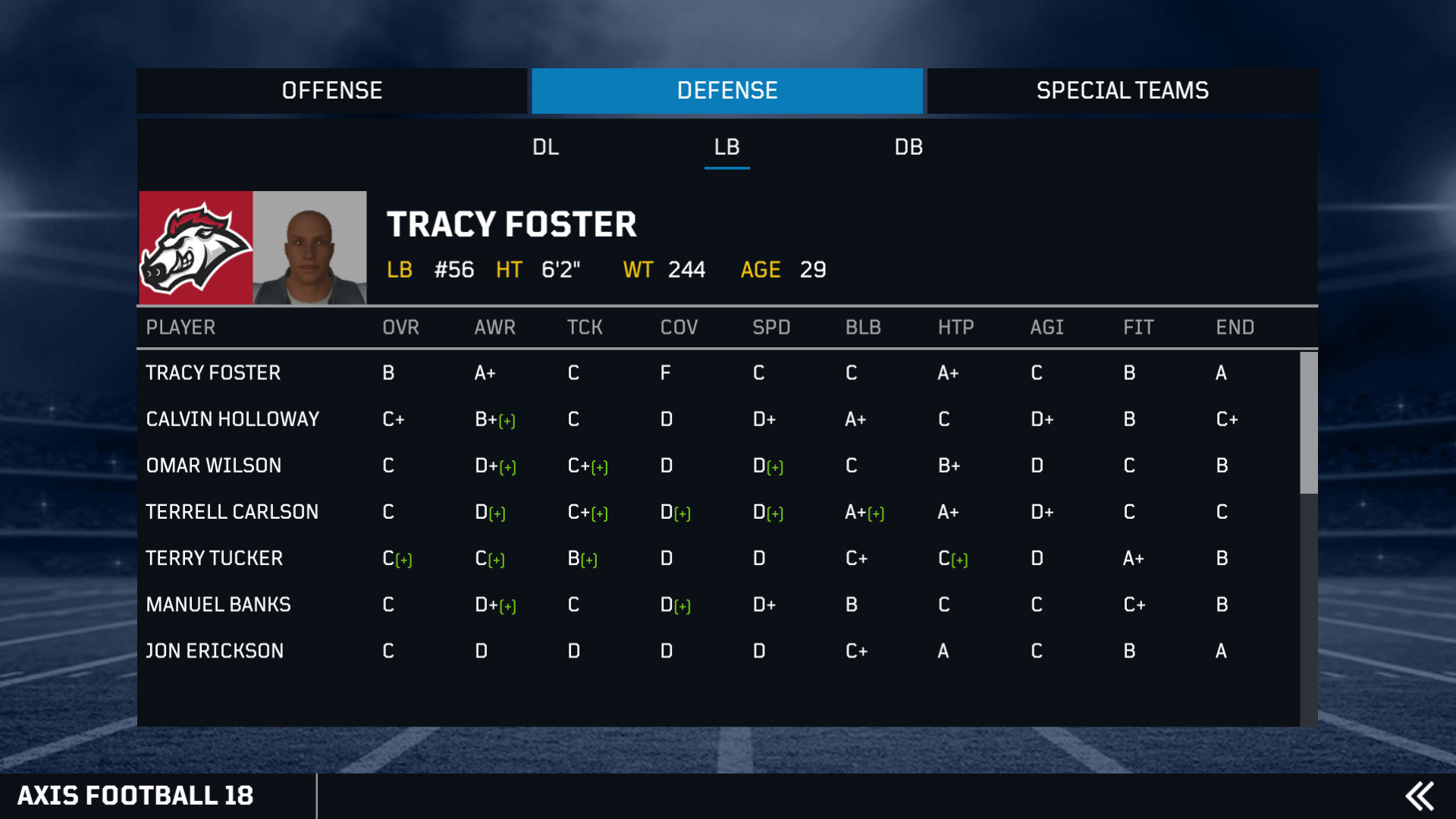 Axis Football 2018 screenshot