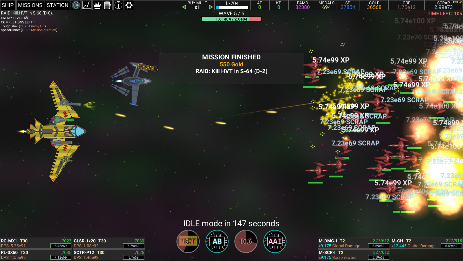 Idle Space Raider screenshot