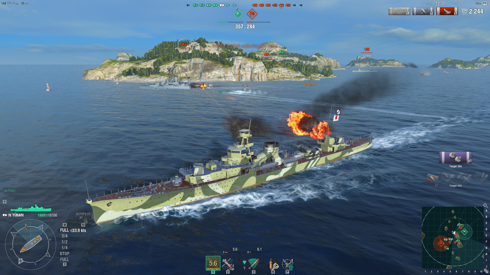 World of Warships — Yubari Steam Edition screenshot